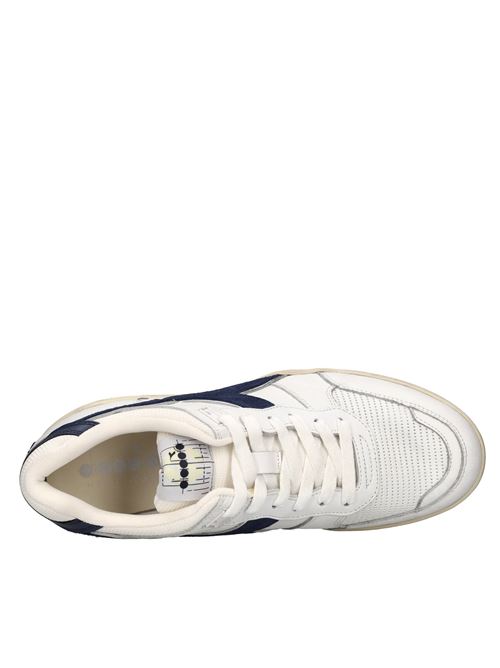 Sneakers in pelle DIADORA HERITAGE | B.560 USED UBIANCO-BLU